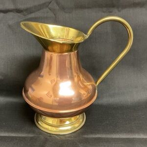 Ethan Allen Copper and Brass Pitcher - Made in England